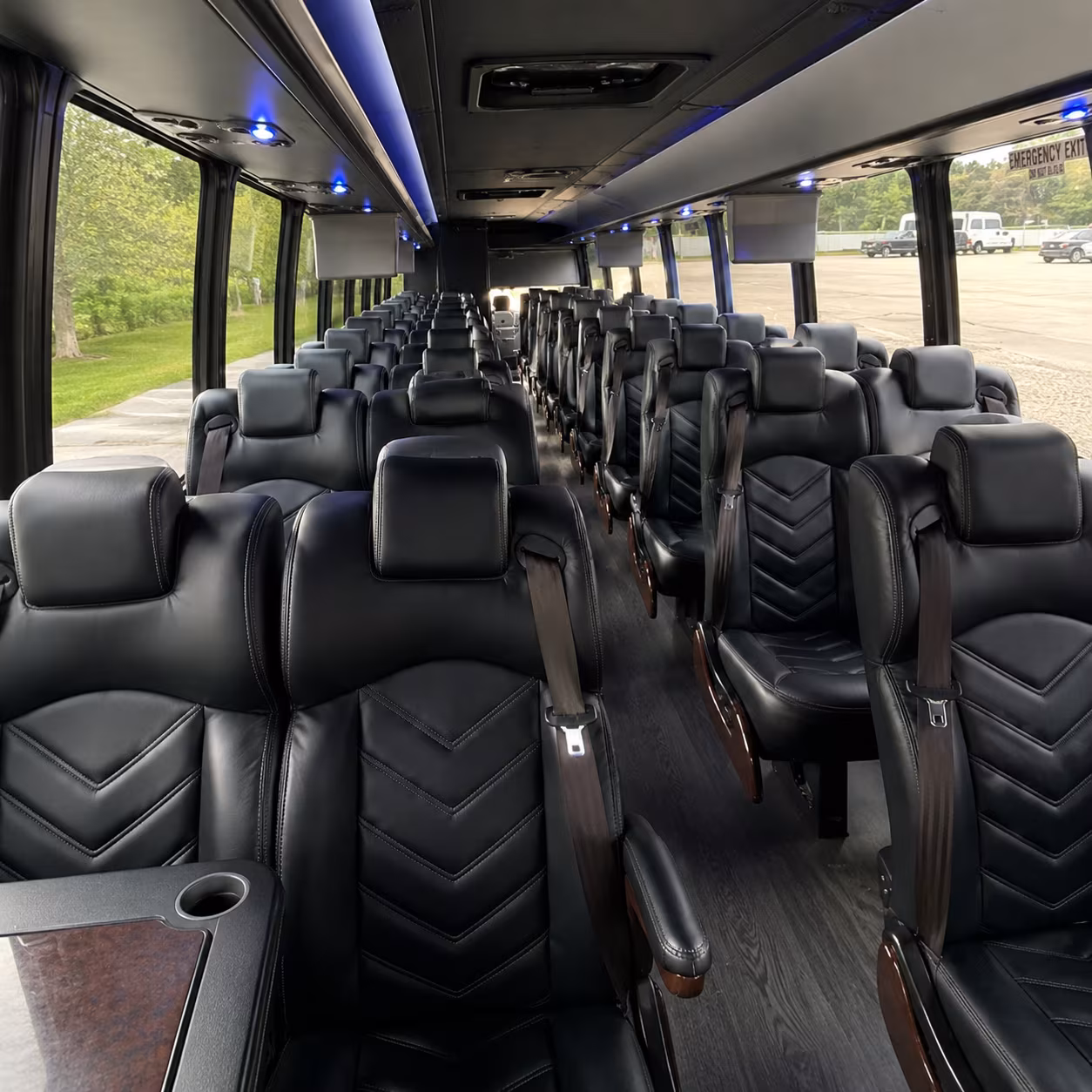 25 passenger minibus inside
