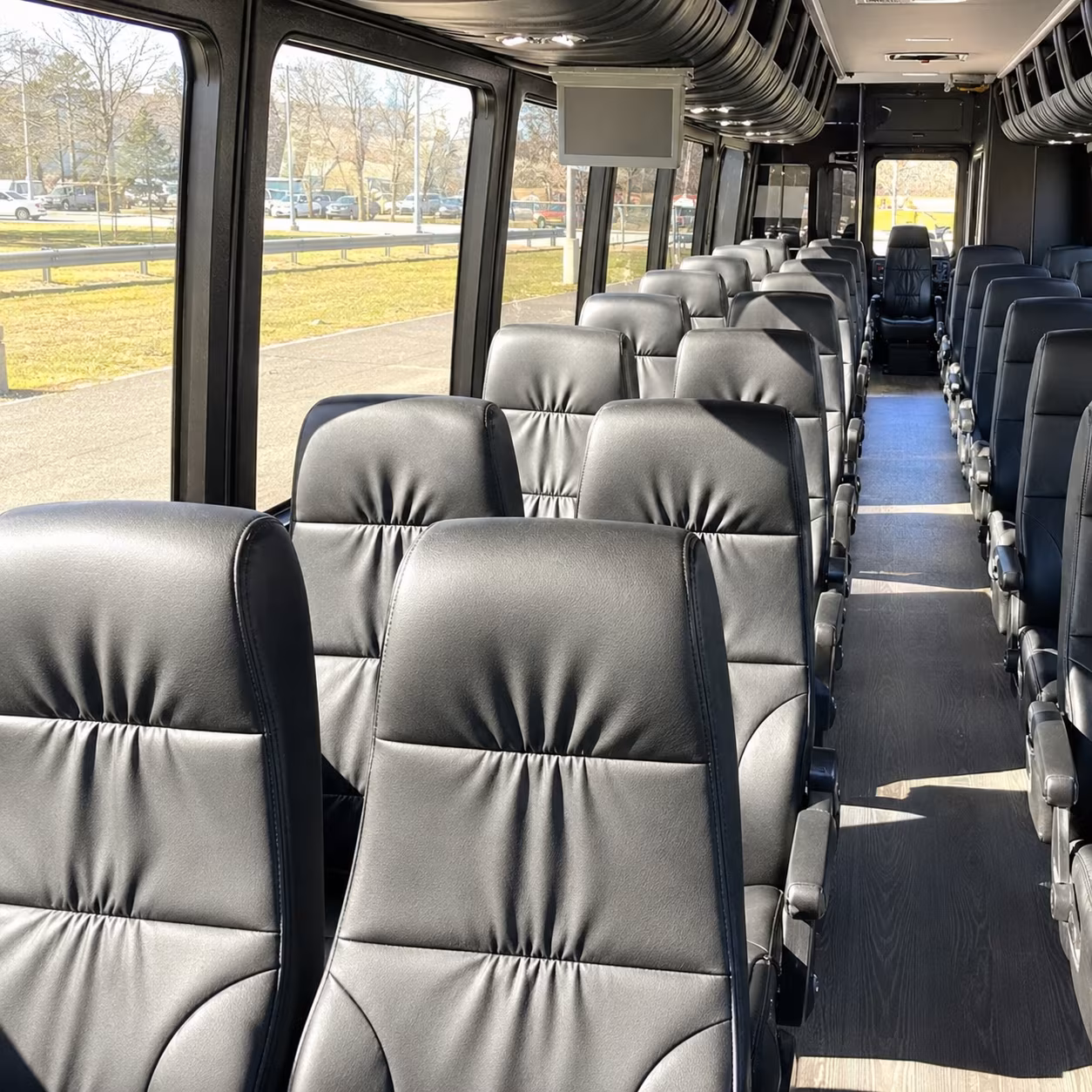 28 passenger minibus inside