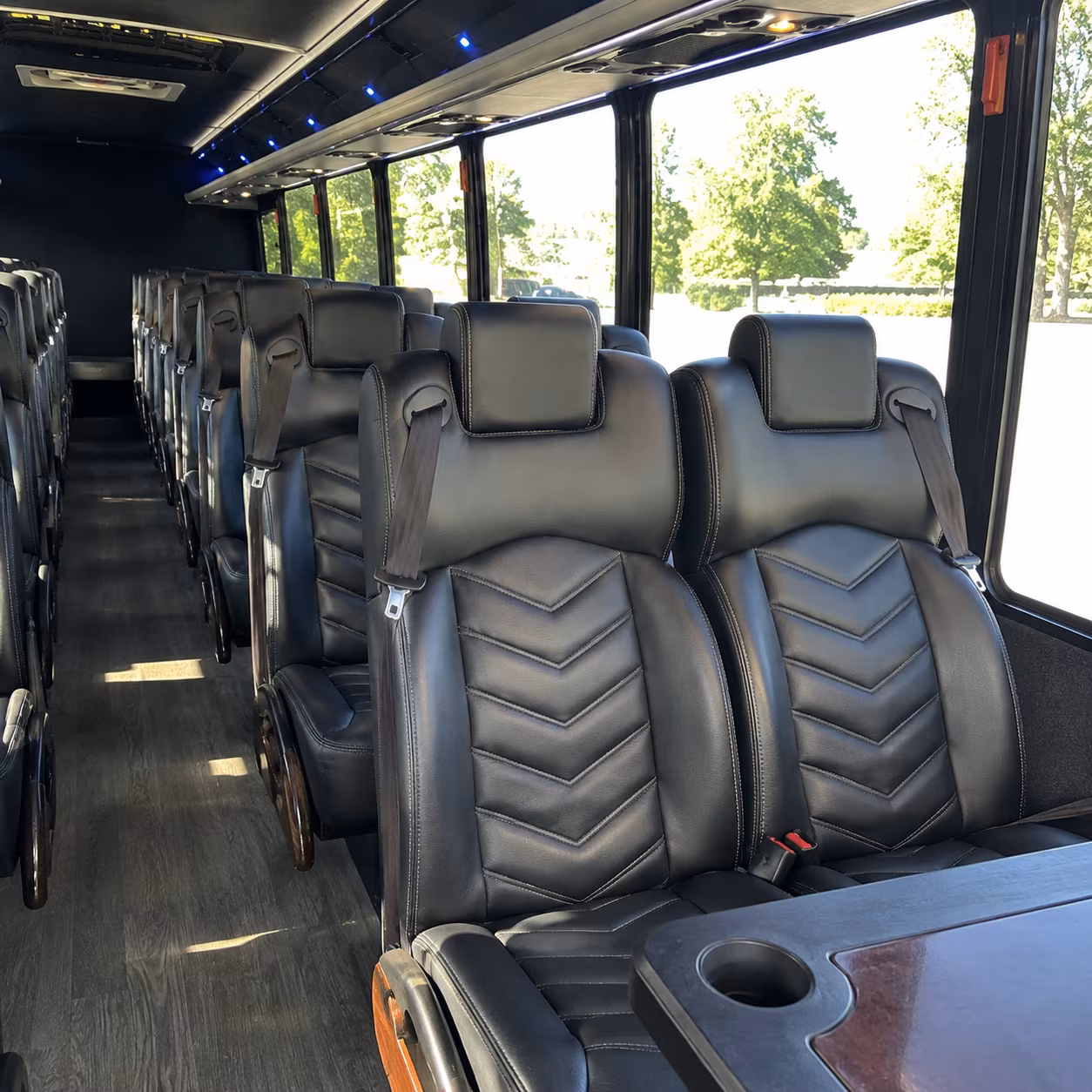 30 passenger minibus inside