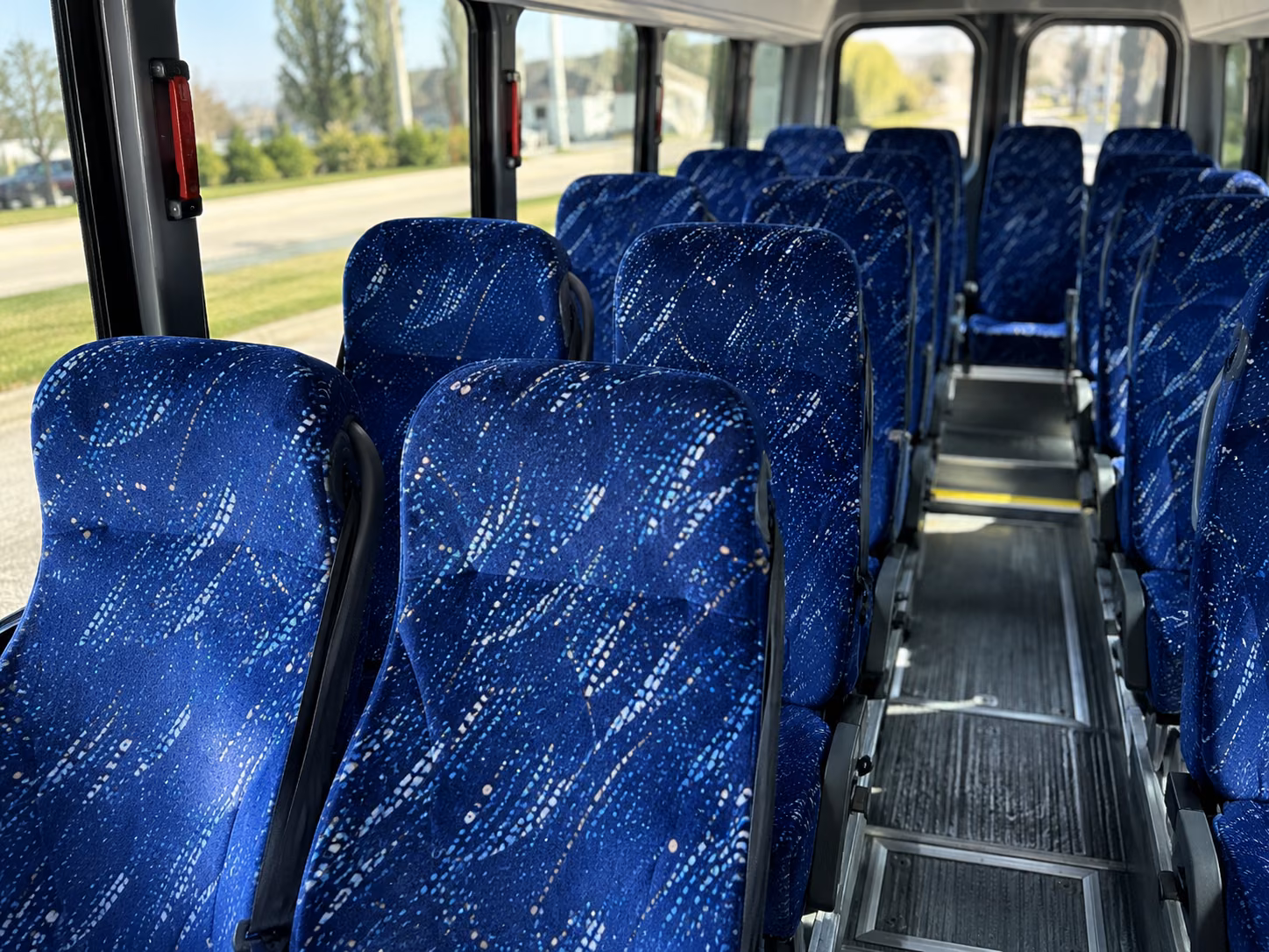 olathe 18 passenger minibus inside