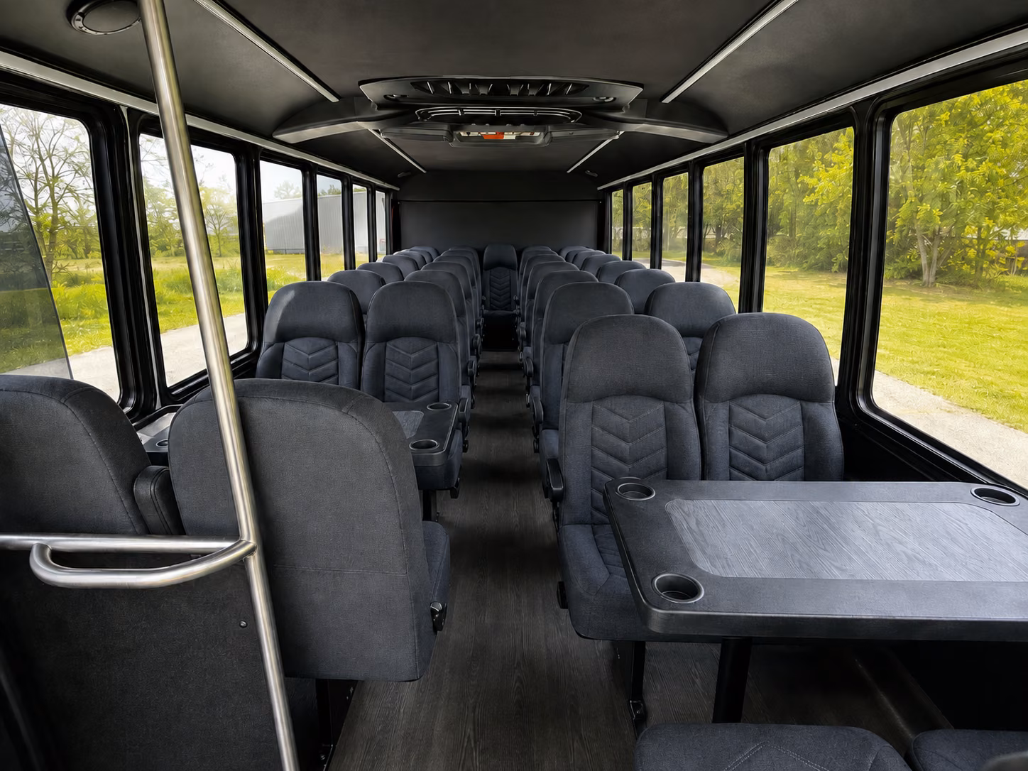olathe 20 passenger minibus inside