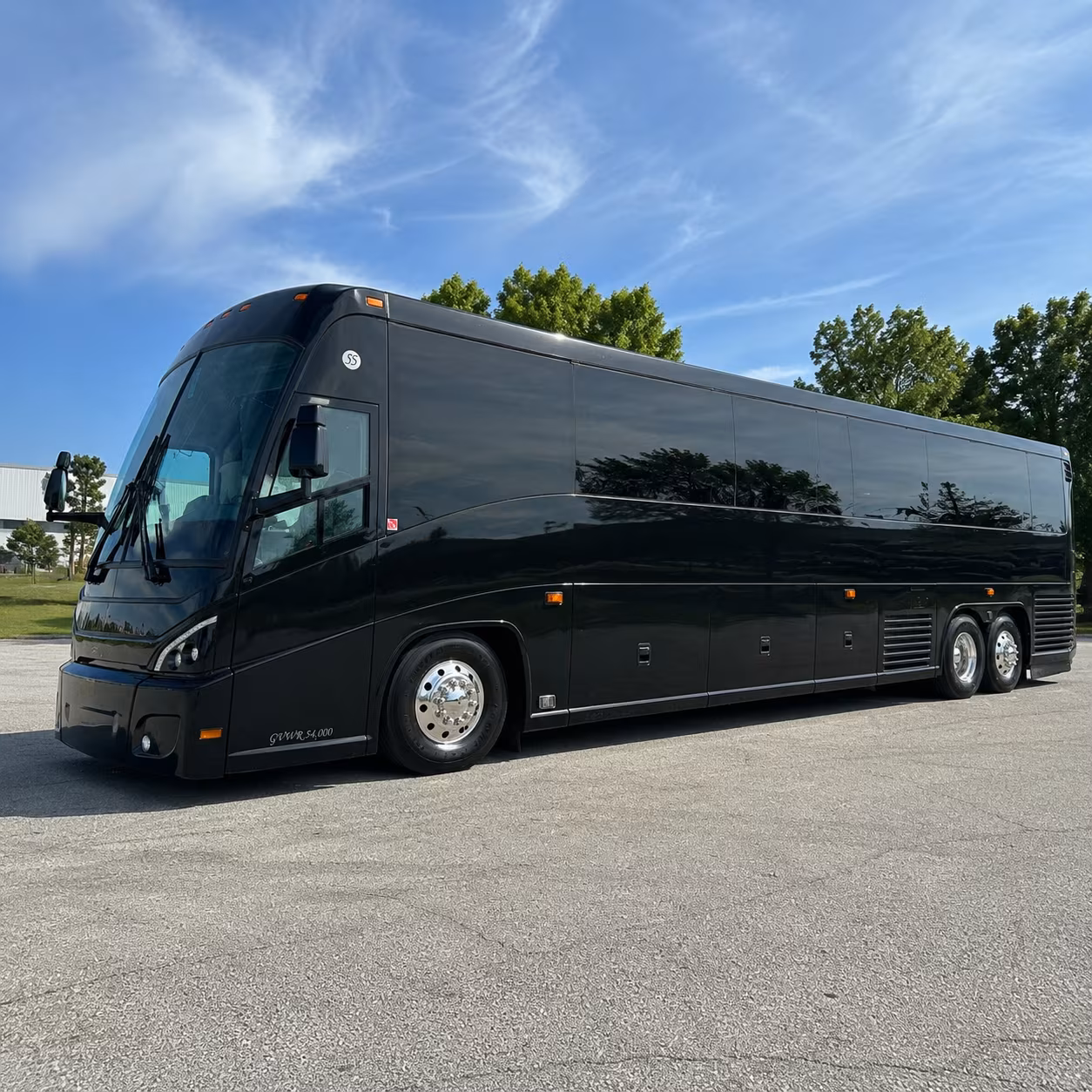 olathe 47 passenger charter bus