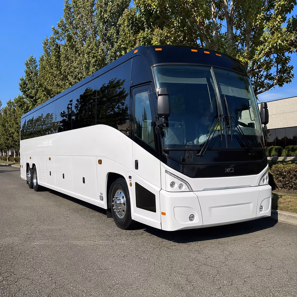 olathe 50 passenger charter bus